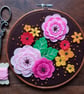 Garden flowers -  hand made unique home decoration  - Image 1