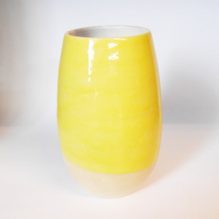 Sunflower Yellow Vase.