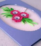 Quilled 80th birthday card, can be for any age - Image 5