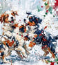 Playful Dogs – Premium Festive Greeting Card - Image 2