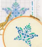 Simple Nordic Scandi Christmas Star Counted Cross Stitch Pattern PDF Chart 