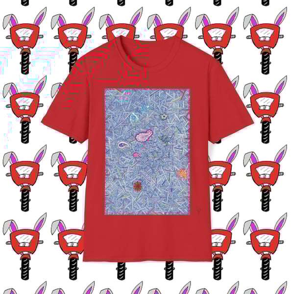 Hand Drawn Pattern 3 Unisex Softstyle T-Shirt by Bikabunny
