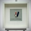 I'd Rather be Snowboarding mini Figure frame
