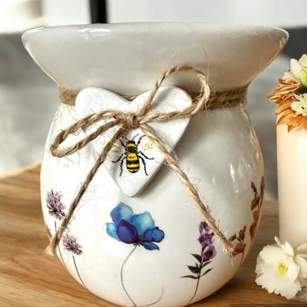 Garden Flower Wax Burner