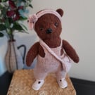 Knitted Bear, dotpebblesknits design 