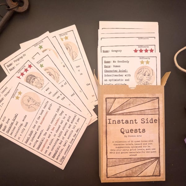 Dungeon Master's Side Quest Collection Card Set