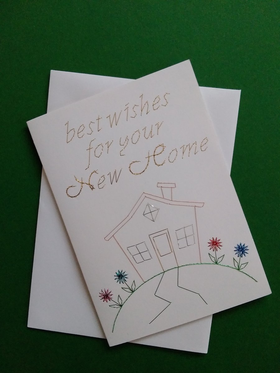 Best Wishes in your New Home Card.