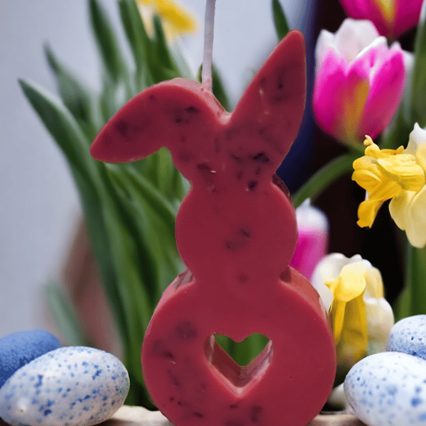 Soy Wax scented Easter Bunny candle 