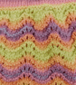 Baby Girl Cardigan 0-3 Months, Rainbow Hand Knitted Matinee Coat - Image 9