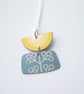 Yellow flower pendant - Image 5