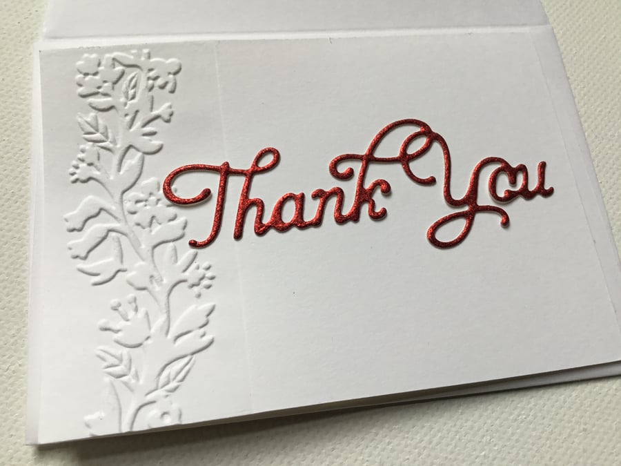 Thank you cards.Pack of 10 Thank You cards with envelopes. CC620