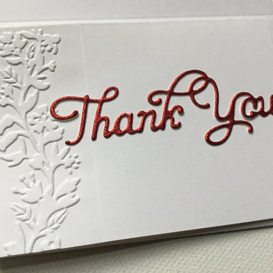 Thank you cards.Pack of 10 Thank You cards with envelopes. Ref 032