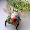 Embroidered Queen Bee 