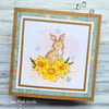 Card - blank cards, bunny, daffodils, easter, baby, all occasions