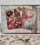 Greeting Card - Whimsy Girl & Butterflies - by Carolee Crafts -  C223