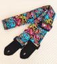 1.5 inch Wide Adjustable Ukulele Strap with zombies - Image 2