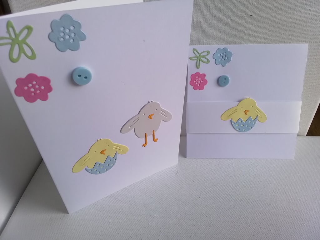 Easter card and gift voucher wallet set. Easter card. Ref 064