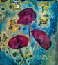 Dreamy Poppies with Golden Sparkles (SunPrint004) - Image 9