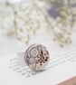Steampunk Signet Mens Ring made of Watch work, Mens Pinky Ring as Birthday Gift  - Image 6