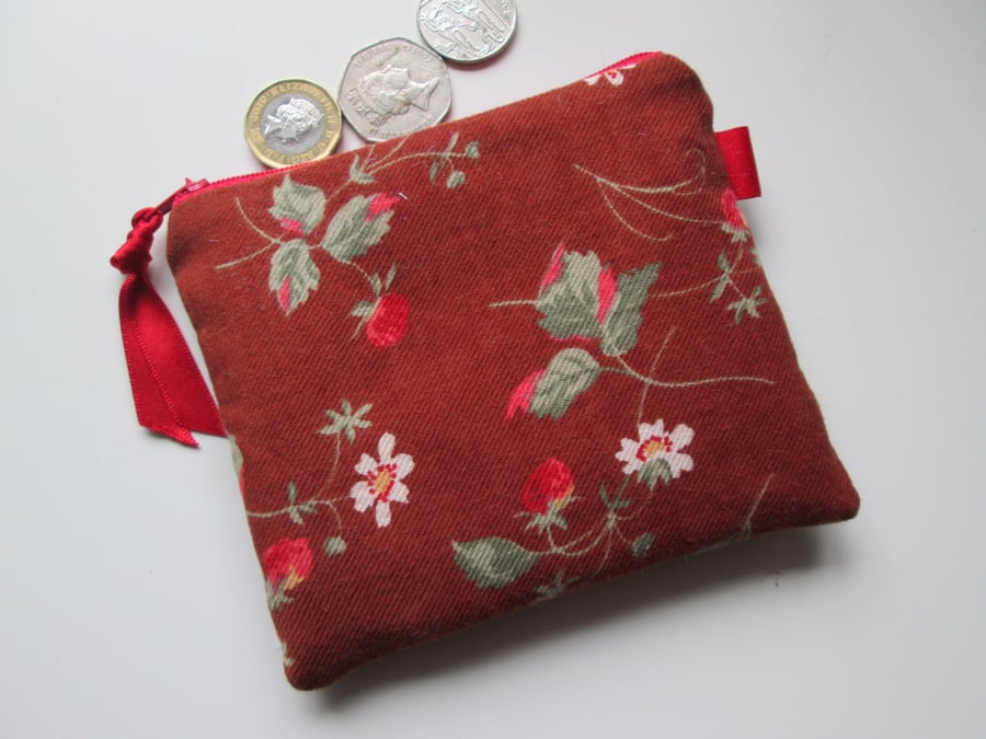 Pretty Floral  Coin Purse