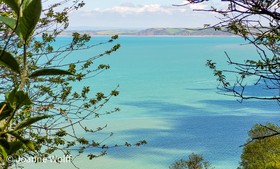 Photographic Image of the View of the sea from Clovelly Village, Devon, Wall art