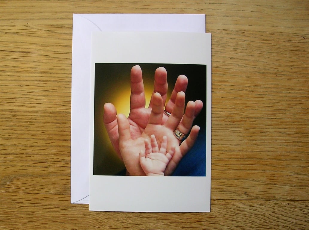 And Then There Were 3 new baby card