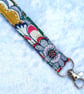 Liberty print lanyard, Firework Garden - Image 2