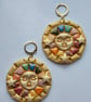 Beautiful Sun Talisman Earrings 