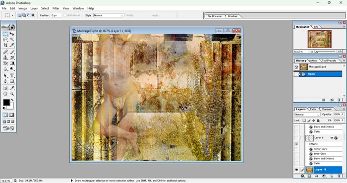 Male Figurative Montages