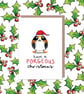Porg Christmas Card