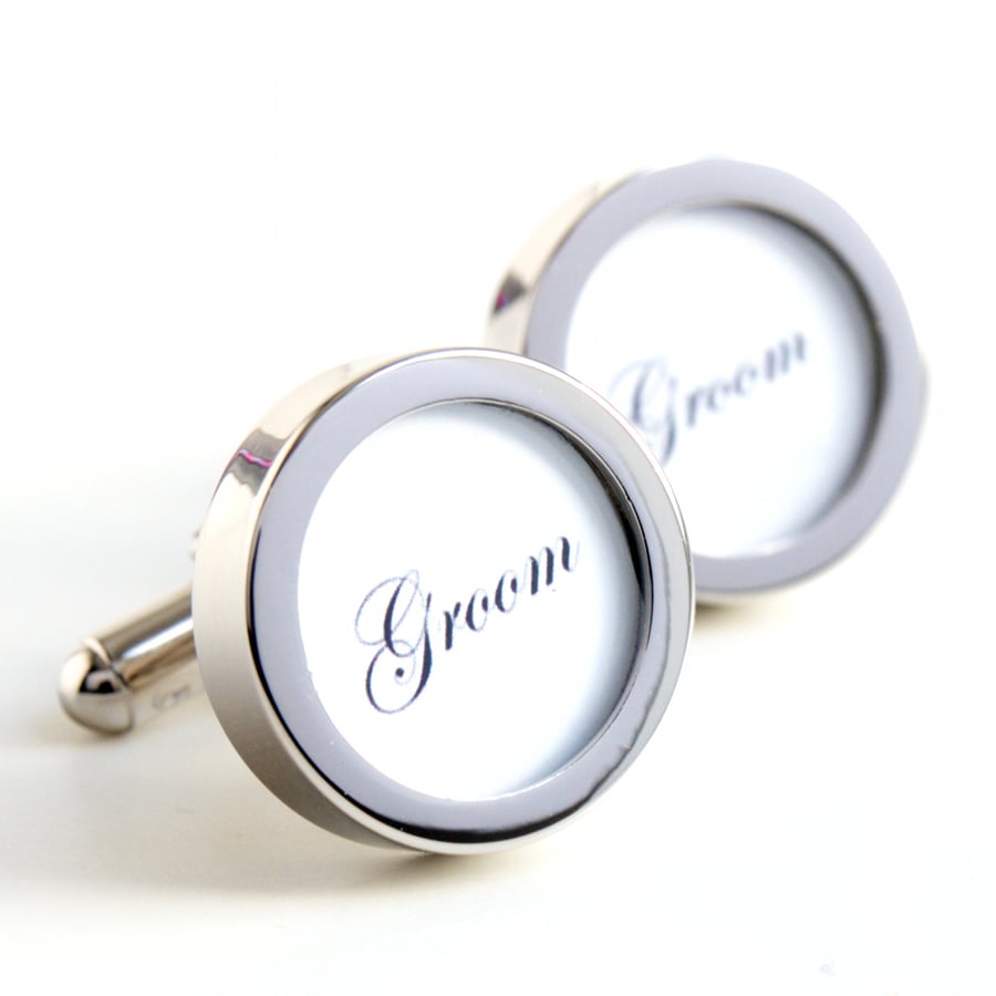 Groom Cufflinks for his Big Day Wedding Cufflinks