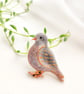 Hand-painted Bird Brooch - Image 3