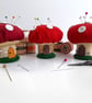 Toadstool Mushroom House Pin Cushion, handmade sewing supplies - Image 4