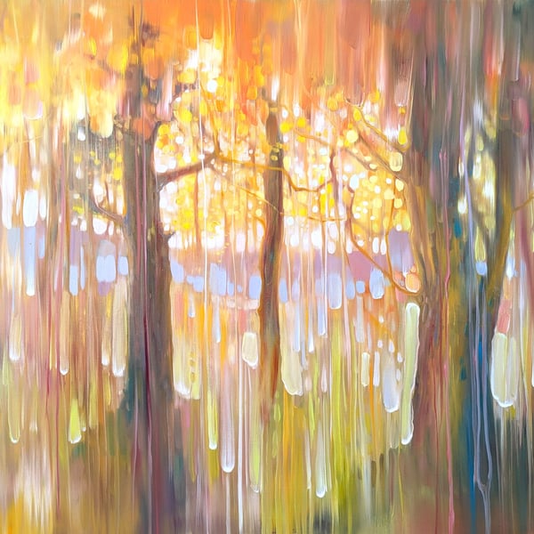 Abstract Autumn Wood