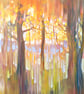 Abstract Autumn Wood
