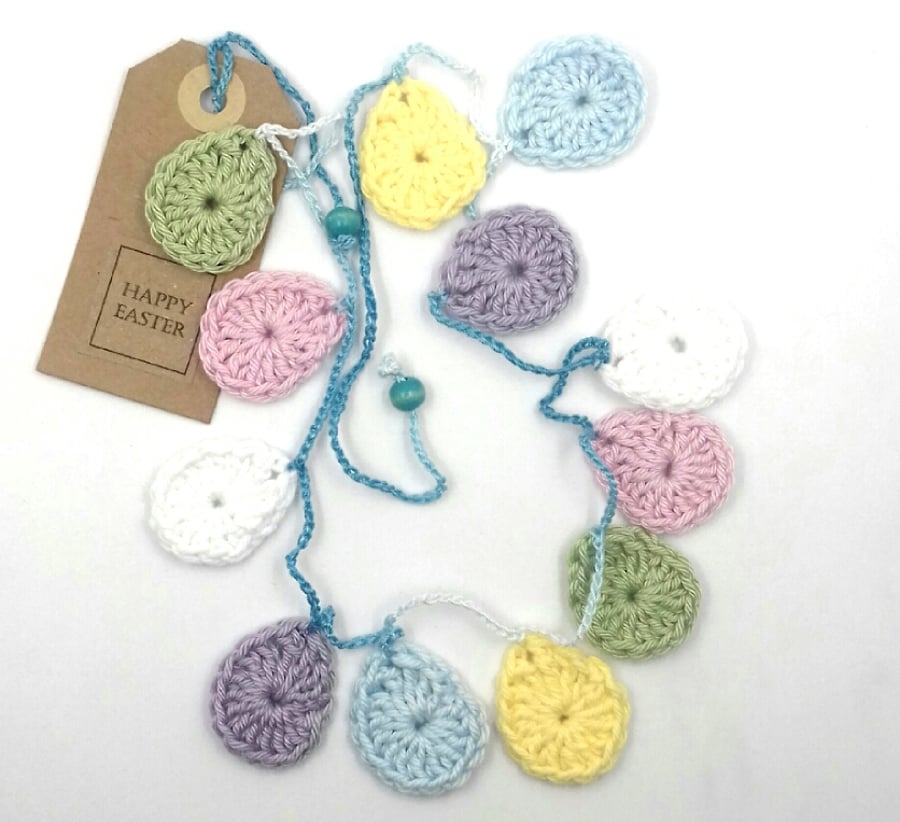 Crochet Mini Egg Bunting 