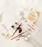 Calligraphy Craft Kit including Cards, Ink, Brush, Bookmarks & Instructions - Image 2
