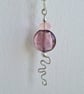 925 Silver & Pink Glass Beaded Necklace Pendant Gift Jewellery Jewelry Jewelery - Image 8
