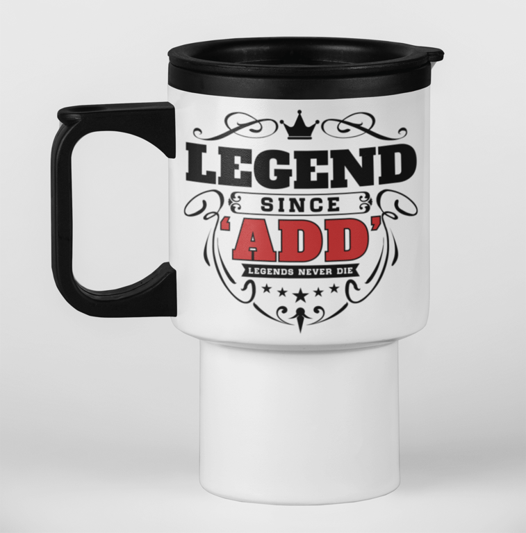 Personalised Legend Since Travel Mug - add your year