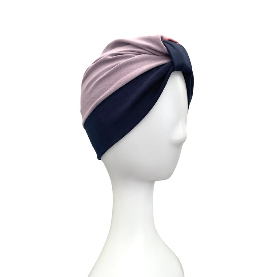 Everyday Turban for Women, Cotton Turban Head Wrap Ladies, Chemo Wrap