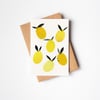 Summer Fruit Card - Lemons