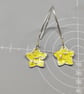 Enamel and fine silver dangle earrings  - Image 4