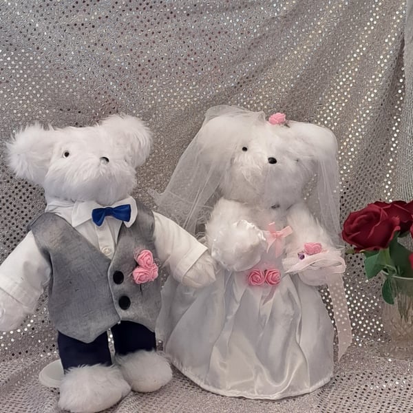 Bride & groom Teddy bears