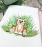 Cute Tiger Card - Blank Card - Birthday Card - Any Occasion - Jungle Tiger  - Image 2