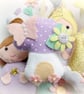 Make Your Own Felt Pastel Princess Garland. Sewing kit to make 8 decorations - Image 9