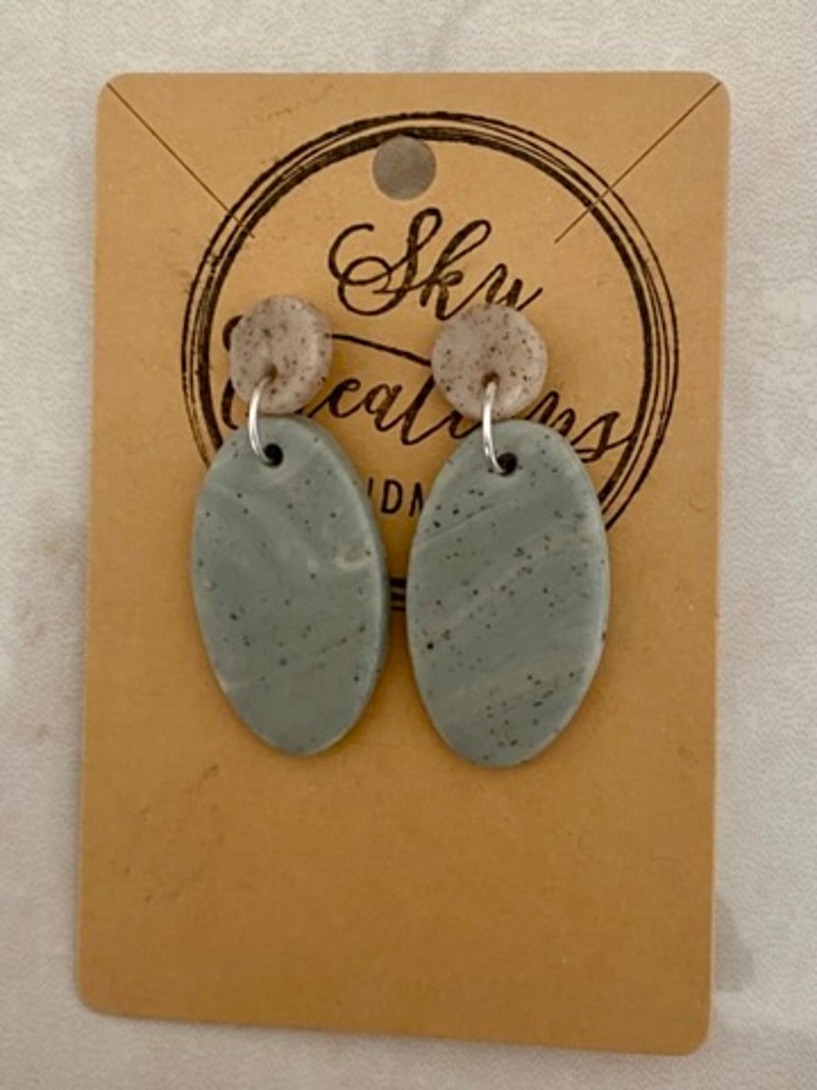 Ref: 2520 Handmade polymer clay earrings (includes FREE UK postage)