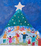 Peace for the World . pack of six beautiful  Large cards. 