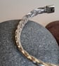 Sterling Silver Torque Cuff Bangle 10 strand Bracelet - Image 4