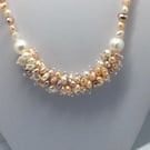 Rare Freshwater Bubble style Necklace - 