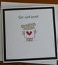 Little Bear Get Well Soon Card - Image 1